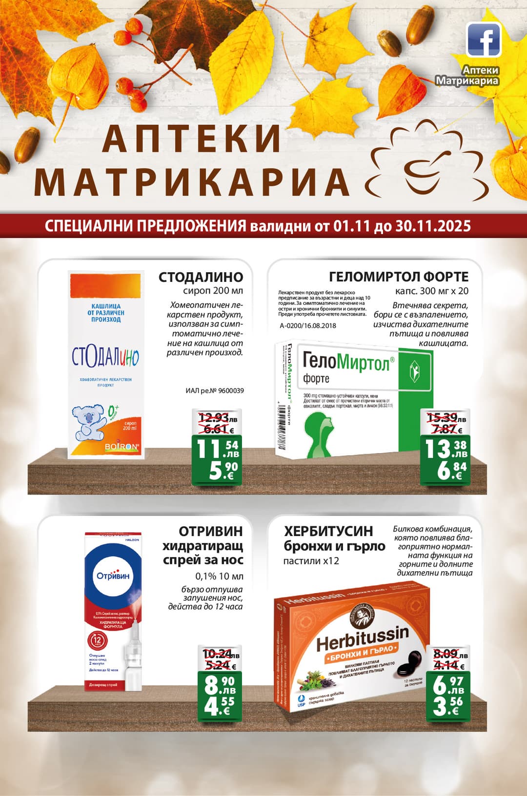 Брошура за месец ноември